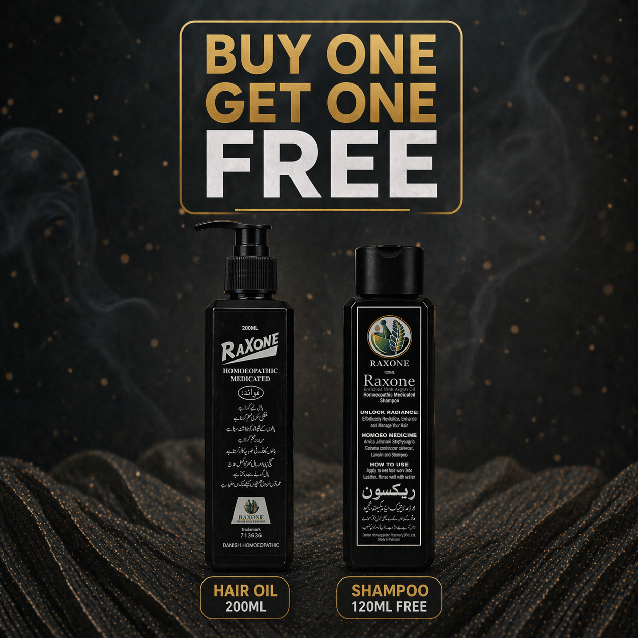 ๐ฅ BUY ONE GET ONE FREE Limited Time Deal! | Raxone Hair oil & Shampoo